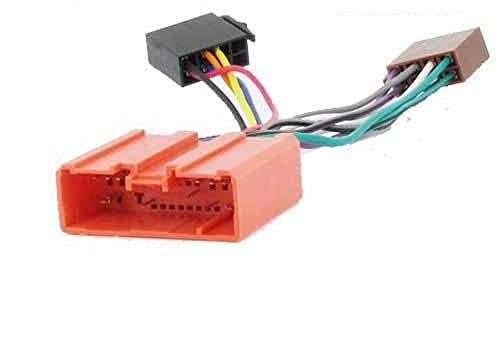 Baceyong Adaptador de conector de arnés de cableado ISO universal para M-azda MX-5 MK2.5 2001-2005, Adaptador de cable de adaptador de radio para automóvil Conector empotrado de arnés de cableado