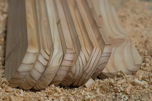 Generic Zaunlatte 9x2x80 Sibirische Lärche 20 Stück