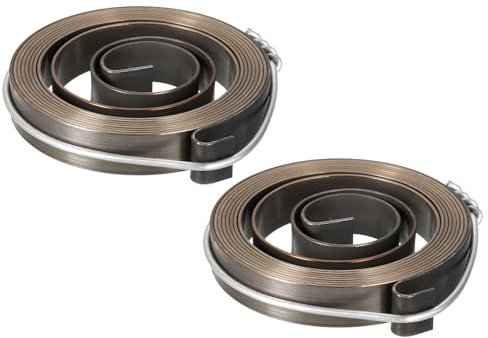 QUARKZMAN Molla Ritorno Mandrino Pressa Trapano 53x10x0,8mm 1540mm 2pz | Lunghezza Espansa 1540 mm, Acciaio per Molle, Montaggio a Spirale Finitura Nera Chimica, per Pressa Trapano