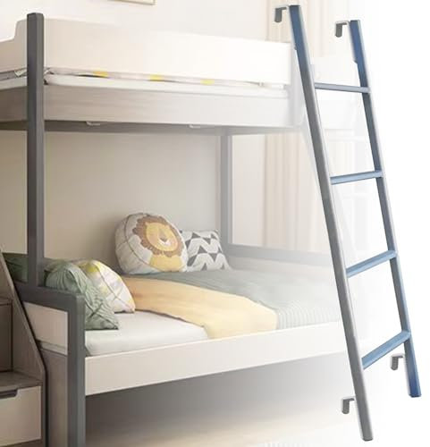 Scaletta per letto a castello con ganci, 4/5 gradini di ricambio, per letto singolo, altezza 150 cm, scala inclinata