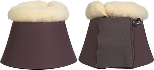 HKM Comfort Softopren mit Polsterung Hufglocken, Dunkelbraun, Vollblut