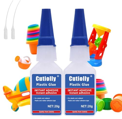 Pegamento Plastico,Pegamento Instantáneo Extra Fuerte,Superglue para Plástico,Pegamento Fuerte para Plastico,Super Glue,Superglue for Plastic Extra Strong,Adhesivo Viscoso para Plástico