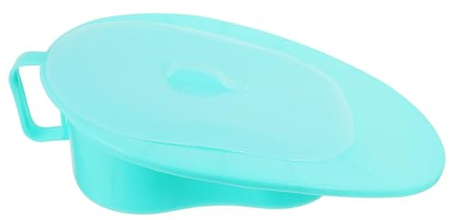 Hohopeti Portable Bedpan with Lid for Elderly and Bedridden Patients Heavy Duty Pee Bucket Toilet Seat for Men and Women Safe and Comfortable Use in Hospitals and Nursing Homes