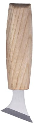 PRETYZOOM Cabezal de Corte y Agarre Cómodo de Acero de Cromo-vanadio Mango de Madera Dura para Tallar Madera