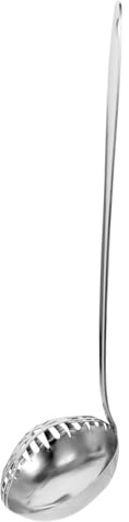 TOYANDONA Cucchiaio Filtro in Acciaio Inox Spesso per Minestra, Mestolo Scolapasta Multifunzione per Cucina Domestica, Utensile Colino Olio per Ristoranti e Hotel
