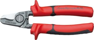 Intercable MS16-F 181440 Kabelschere Geeignet für (Abisoliertechnik) Alu- und Kupferkabel, ein- und