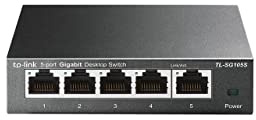 TP-Link TL-SG105S | 5 Port Gigabit Ethernet Switch | Desktop/Wall-Mount | Plug & Play | Fanless | Sturdy Metal | 3 Year Manufacturer Warranty | 802.1p/DSCP QoS & IGMP Snooping | Compact Design