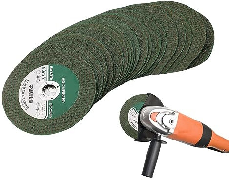 Lot de 50 disques de coupe rapide pour meuleuse d'angle, fer, fibre de verre, acier inoxydable, résine Zorq