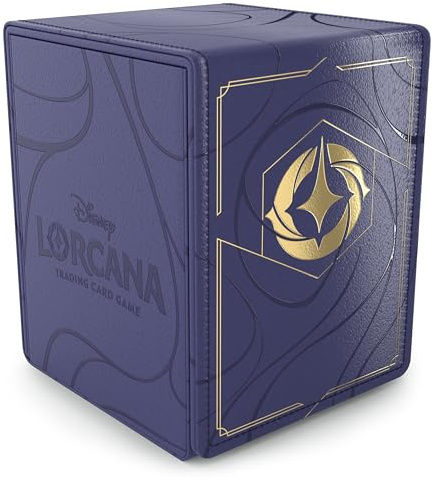 Ravensburger - Disney Lorcana TCG: Set 8 Premium Deck Box | Caja para Cartas De Colección con Capacidad para 100 | Disney Lorcana con Un Diseño Único | Card Sleeves