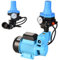Pompa dell'acqua WZP 750 con Pressostato Elettronico CSK 31 - Pompa da Giardino (750 W, 3000 l/h, altezza di mandata 55 m) - Comando per Pompa - Regolazione Pressione - Protezione Marcia a Secco