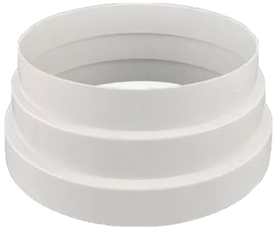 Raccordo riduttore universale Ø 80-150 mm,80-200mm regolabile per tubo nei sistemi di ventilazione, scarico dell'aria condizionatore, tubo ecc per Cappa Cucina Aspirante (Ø 180-200mm)