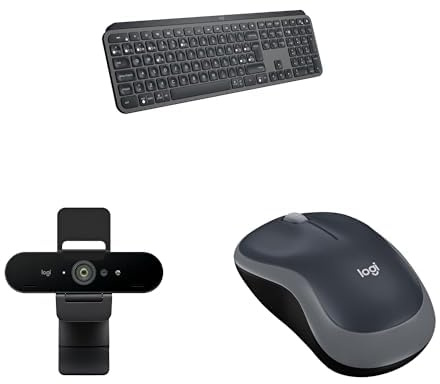 Logitech MX Keys S Brio 4K Webcam M185
