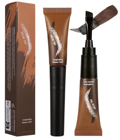 Eyebrow Tint Kit - Peel-Off Vattentät, Lash Tint Kit, Lash & Brow Dye Kits | Smudge Proof Brow Color, Mascara med långvarig färg för kvinnor, tjejer