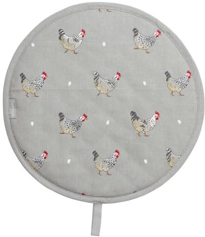 Sophie Allport Hob Cover Round - Chickens