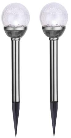 Best Season Solar-Pollerleuchten 2er Set Roma 26,5 cm