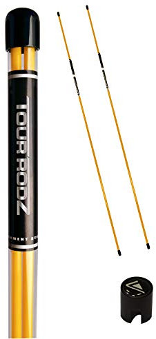 LONGRIDGE Tour Rodz PATRODY Alignment Sticks, Gul