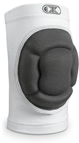 Cliff Keen Impact Bubble Kneepad-White/Charcoal