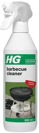 HG Barbecue Cleaner, Removes Caked-on & Burnt-in Grease Easily & Thoroughly, Powerful Food Safe Easy BBQ Cleaning Formula – 500ml Spray (137050106)