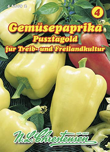 N.L. Chrestensen 466092 Gemüsepaprika Pusztagold (Paprikasamen)