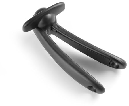 HENDI Sicherer Dosenöffner, Sicherheitsdosenöffner, Geschirrspülmaschinengeeignet, 190mm, Edelstahl/Polypropylen, Schwarz