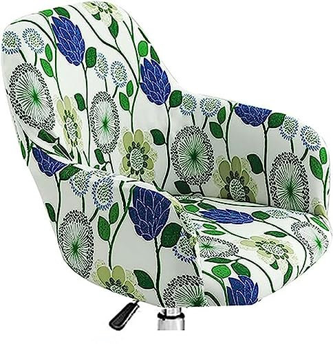 Jacquard Esszimmerstuhlbezug 2er/4er/6er Set mit Armlehne, Büro Stuhlbezug Rückenlehne Stuhlschonbezug Sessel Stretch Abdeckung Stuhl Hussen Armlehnstuhl Stuhlbezüge Beschützer ( Color : #3 , Size : 4