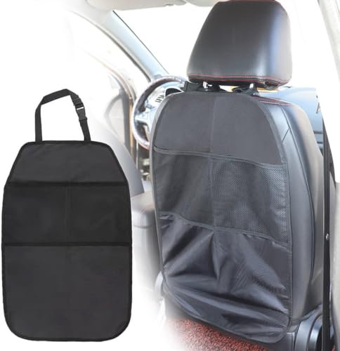 katmerio Organisateur de Voiture Enfants,2 PCS Protection de Dossier de Voiture Enfants, protecteurs de siège de Voiture