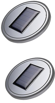 Supvox 2st Becherhalter Untersetzer Tasse Matte Solar- -getränkehalterleuchten Für Das Auto Tassenunterlage Solar-getränkehalter Tassenpolster Tassenuntersetzer Wagen Becher Untersetzer