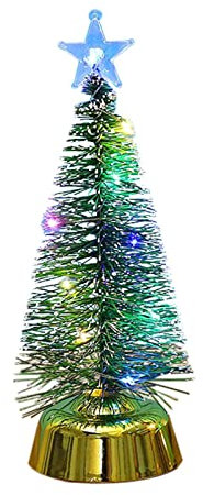 GZYshoyao Mini Weihnachtsbaum Kleiner Weihnachtsbaum mit Weihnachtskugel Tisch Weihnachtsbaum klein künstlich geschmückt für Weihnachten Deko 30cm/25cm/20cm/15cm (f1-A, One Size)