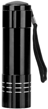 Trimming Shop Lampe de poche UV, lampe de poche ultraviolette, détecteur de lumière noire pour urine d'animaux, taches, punaises de lit sur tapis, faux billets, détection de taches d'hôtel et de salle