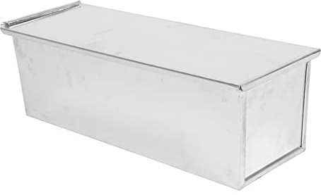 Mikinona Stampo per Pane Tostato Antiaderente con Coperchio, Teglia da Forno per Toast da 1200g in Materiale Resistente con Fessura Anti-bruciatura, per Uso Domestico e Preparazione Rapida