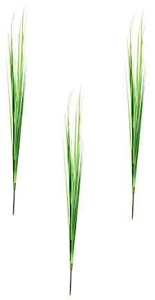 MERRYHAPY 2sets Künstliche Zwiebel Gras Gefälschte Pflanze Für Wohnzimmer Fisch Shop 3 Stücke * 2