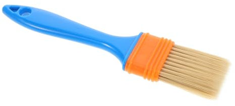 BELLIFFY Ergonomic Handle Soft Bristle Brush Wall Wax Paint Brush for Small Areas