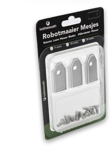 90x To the South® Robot Tondeuse Lames Acier Convient pour Cramer AIC4000 AiConic 4-90 Pièces