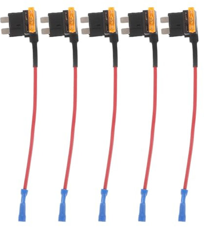 OSOLADY 5stücke Teiliges Auto Sicherungsadapter Mit Atc Fuse Tap Einfache Installation Zuverlässige Stromverteilung Für Fahrzeuge Boote Und Trucks Für Kfz-
