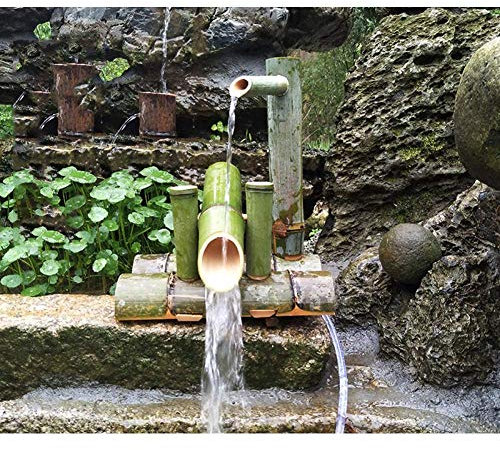 DDNGEJ Fontana da Giardino Cascata Fontana da Esterno beccuccio Fatto a Mano Lunghezza 50 cm Pompa per Fontana Decorazione