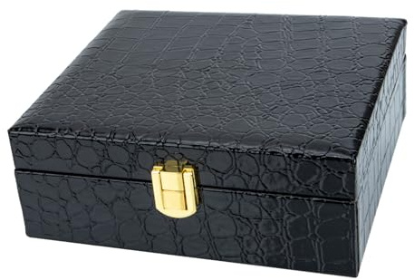 Gogogmee Wooden Box Stash Portable Jewelry Box Lid Travel Humidor Organizer Packaging