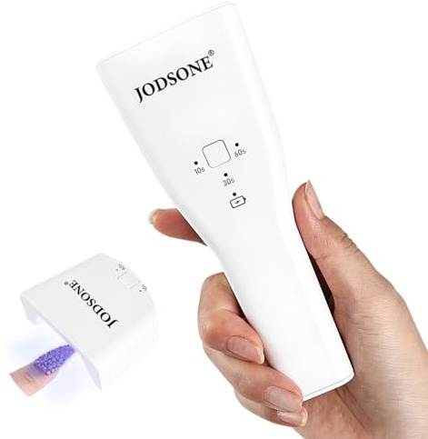 JODSONE Mini U V LED Nagellampe - Tragbarer Handnageltrockner für Gelpolitur, USB-Nageltrockner für schnelle Aushärtung, Heimsalon und Reiseutensilien