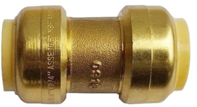 Connettori dritti in ottone raccordi idraulici da 2,5 cm a T di accoppiamento di collegamento per manutenzione Facile da azionare a mano facile da usare a mano