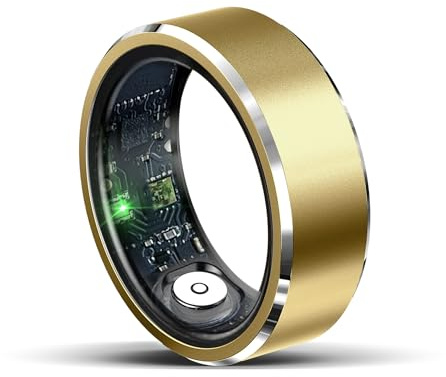 SWZEC Korons Anillo Inteligente(Dorado,12#)
