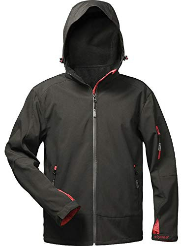 Elysee Softshell-Jacke Zeta mit Kapuze - 19980 - schwarz - Größe: