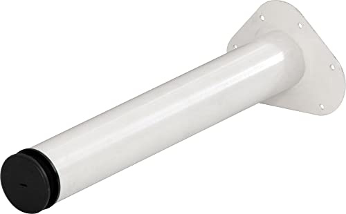 ib style 4er Set Tischbeine Möbelfüße L 900 mm / 60 mm Rund Weiss