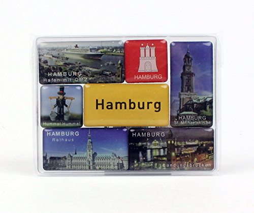 Buddel-Bini Versand Magnet Set Hamburg Diverse Motive