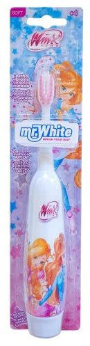 Mr White Jr Turbo Max Spazzolino da denti, motivo: Winx Club