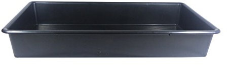 Britten & James 100 x 55cm Large Extra Deep Tray Black. Use in the garden, greenhouse, for hydroponics, oil drain tray, for muddy boots, litter tray etc.