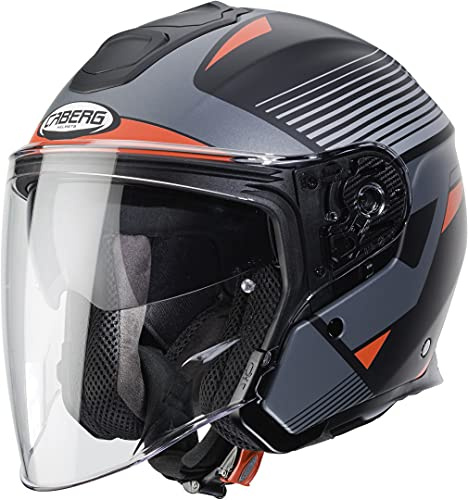 Caberg Flyon Rio Matt Schwarz/Rot/Anthrazit/Silber XL