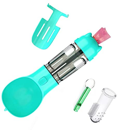 MYSUNBAR Tragbare Haustier Wasserflasche Hund Katze Trinkflasche,Pet Travel Water Drink Flasche (300ml, Blau)