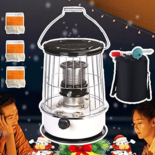 GUAWJRZDP Efficace Poêle À Pétrole,Emergency Stove, Chauffage au Pétrole sans électricité,Réchaud d'urgence, réchaud de Chauffage intérieur et extérieur Deux en Un, avec Sac de Rangement (Color : C)