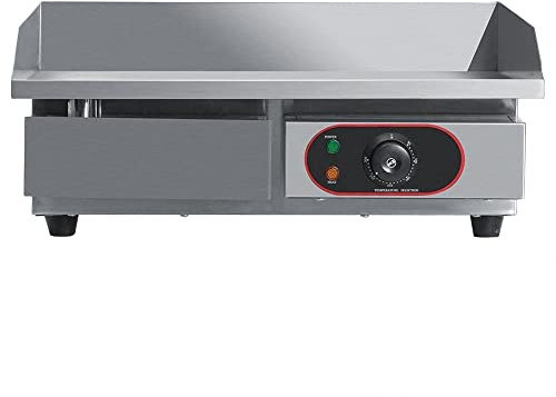 Electric Griddle, Commercial Electric Table Grill Stainless Steel Countertop Grill Bbq Hot Plate Teppanyaki Table Grill For Kitchen/Business, 55X45X23Cm Double the comfort