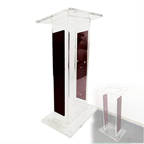 ZEELYDE Lutrins et podiums,Podium en Bois, Podium de Conférence pour Chaise de Réunion d'église de Classe, Support de Panneau de Discours d'école pour Réunion Annuelle de Bienvenue de Mariage,A