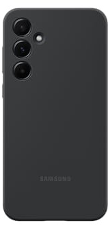 Samsung Silicone Smartphone Case EF-PA556 für das Galaxy A55 5G, Handyhülle, Silikon, Schlankes Design, Black
